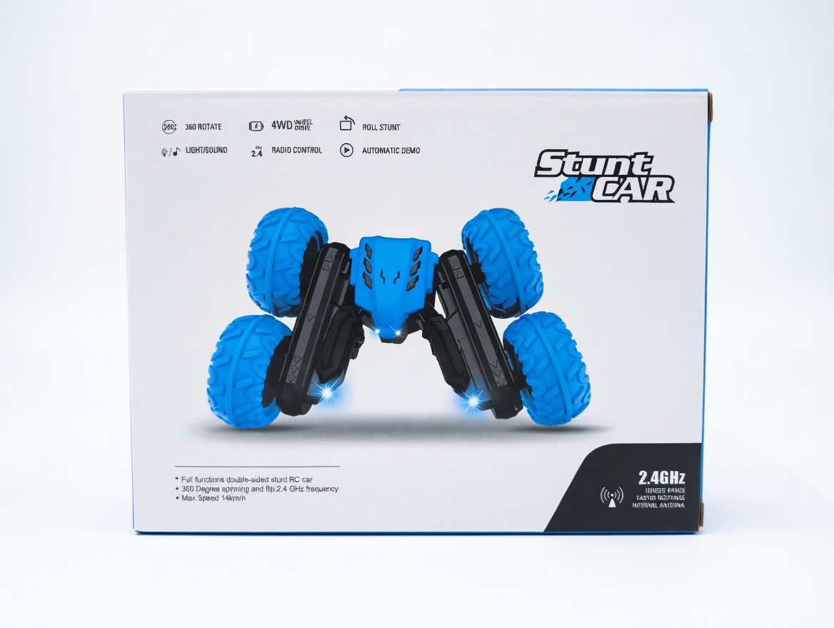 Blue Stunt RC Car