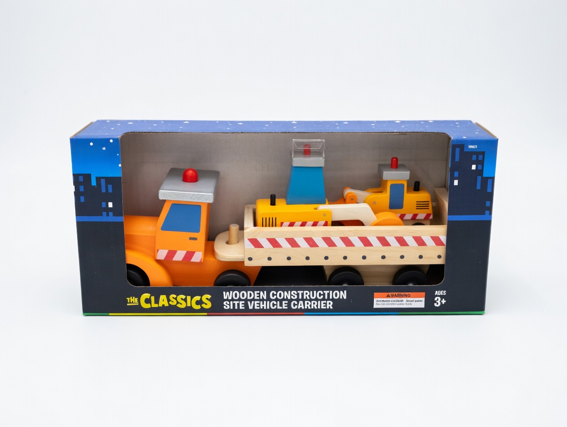 Wooden Construction Vehicle Carrier